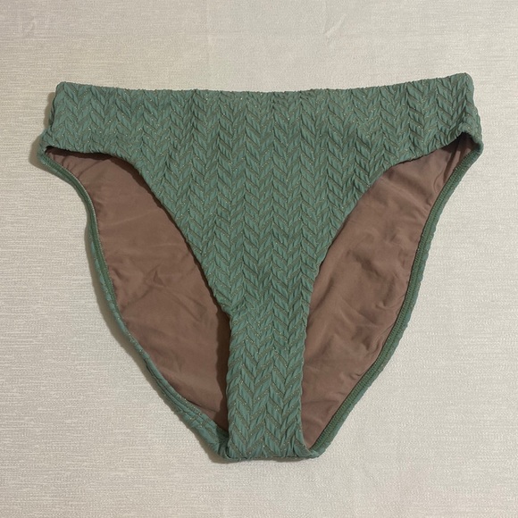 PILYQ Women's Aquarius Hillary High Waist Bikini Bottom - Picture 3 of 6